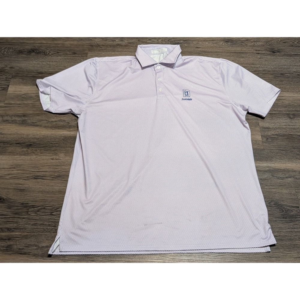 Holderness & Bourne Airation TPC Scottsdale Golf Polo Shirt Mens XXL Purple